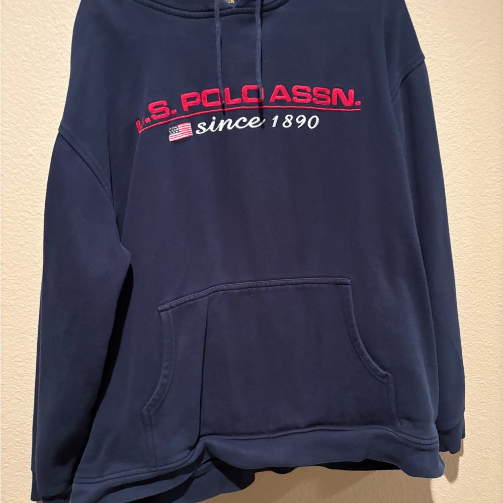 Vintage - U.S. Polo Assn. Navy Hoodie